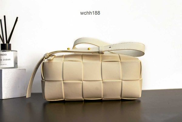 

18cm 2023 designer bag bags bottegas evening girl brick cassettes waistpack leather women's woven single-shoulder crossbody chest women
