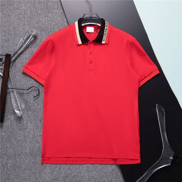 

designer men's luxury polo t-shirt men's polo men's summer shirt embroidered t-shirt high street trend shirt t-shirt asian si, White;black