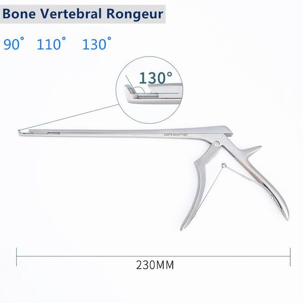 

tools 1pcs 130 degree bone kerrison rongeur with boning veterinary orthopedics instrument