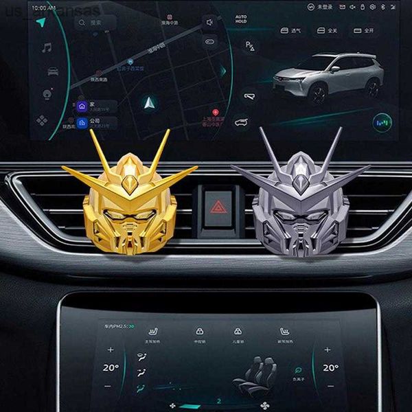 

air freshener for car perfume diffuser for vehicle car fragrance robot shape air outlet aromatherapy solid auto air freshener l230523