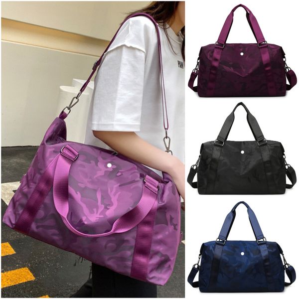

ll-879 yoga handbags travel beach duffel bag shoulder bags waterproof gym fitness exercise cross body bags dry wet separation stuff sacks ca