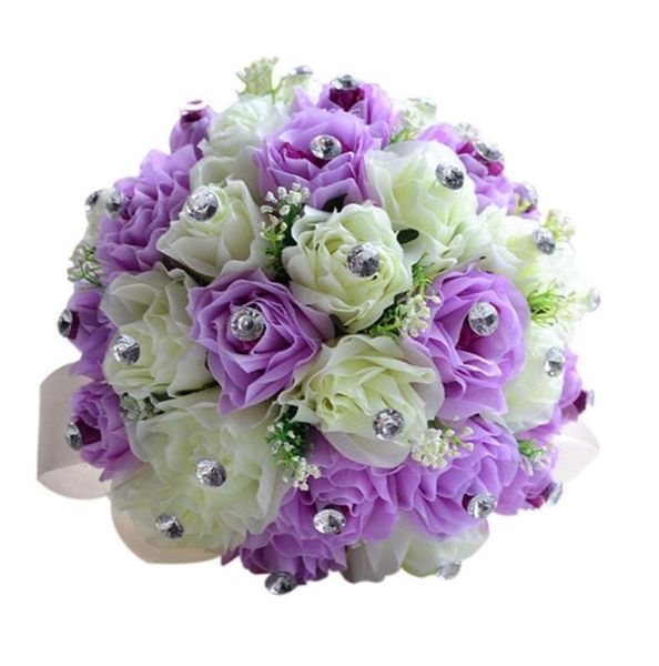 

clearbridal advanced customization romantic handmade bride holding flower western style elegant wedding bouquet wf0156730018