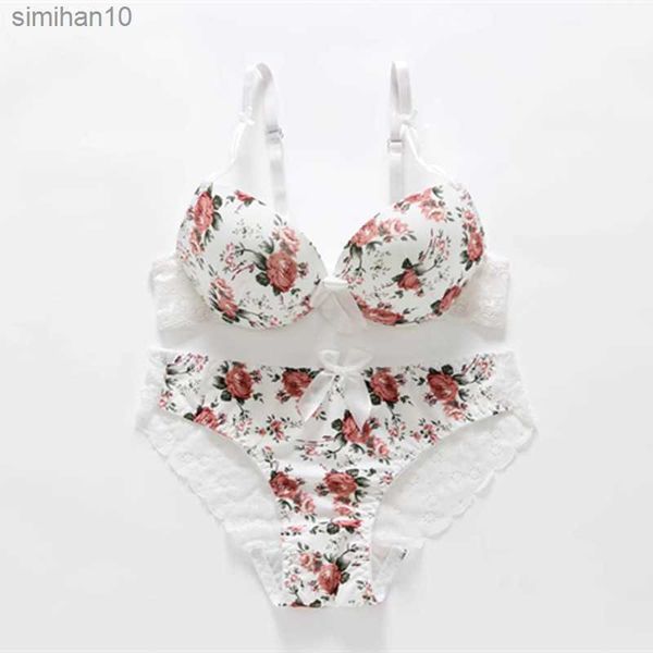 

briefs panties girls bra set fashion lingerie underwear sets female lace adjustable bra set thin cup plus size push up bra sets l230518, Red;black