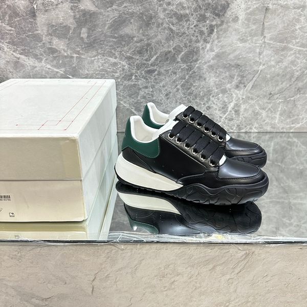 

2023women designer sneaker casual shoes leather sneakers embroidered white shoes flat platform walking sports trainers 0529, Black