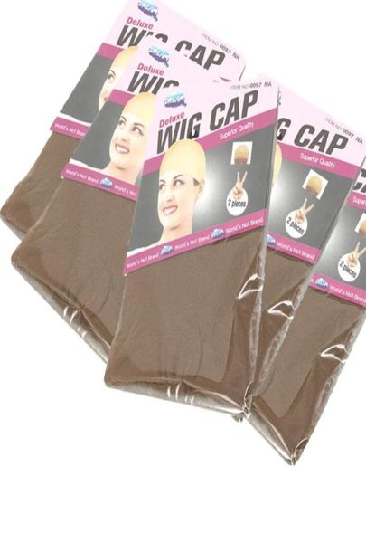 

10pcs 5bagsstocking fashion stretchable cap mesh weaving black brown beige wig hair net making caps hairnets296e6335299
