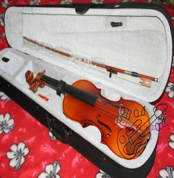 

new 44 violin fullsize with case bow adults violin pine panel4303537