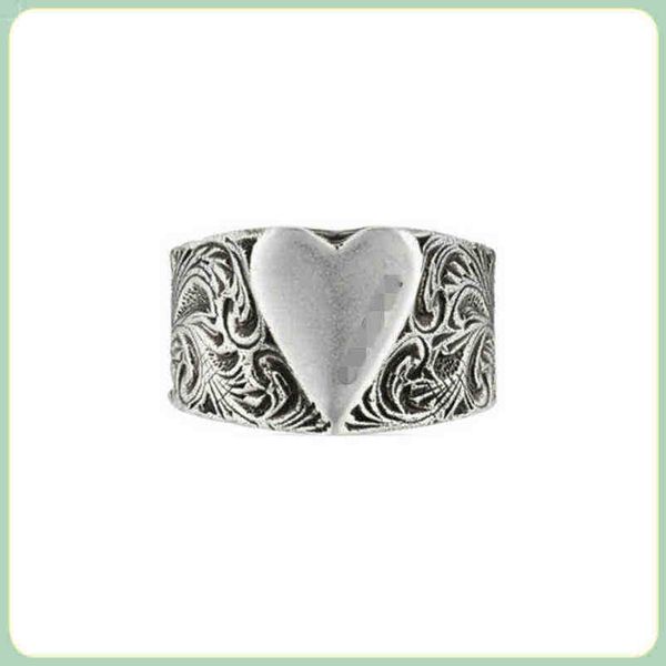 

designer jewelry bracelet necklace accessories love trend used for men women lovers with same carved pattern pair ring high quality, Silver