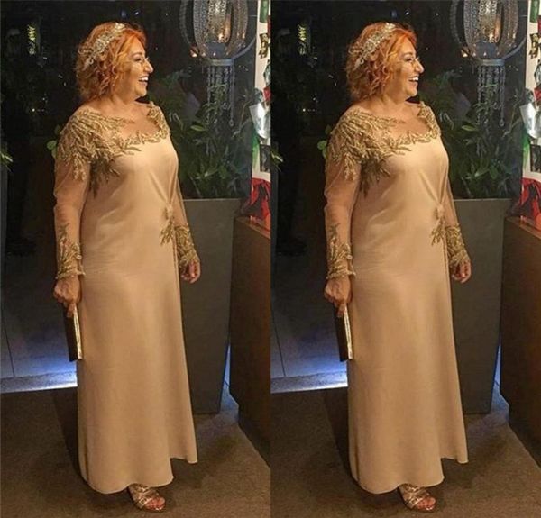 

elegant jewel mother of the bride dress chiffon tea length with long sleeves and appliques custom made9845130, Black;red