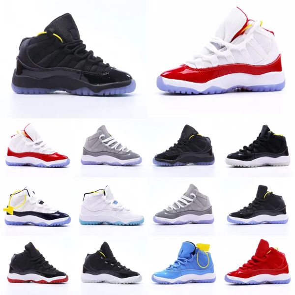 

versions toddlers 11s kids shoes cherry td cool grey 11 xi boys basketball shoe baby children black mid sneaker designer militar