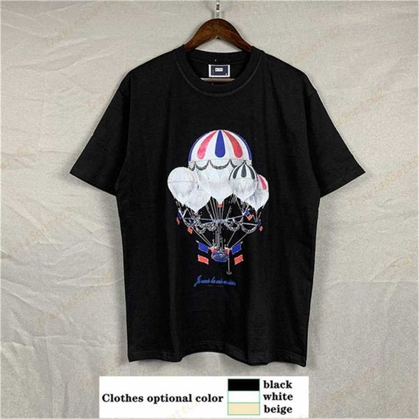 

men t shirt mens designer kithi shirts tech fleece reflective luminous trapeze print crew neck cotton loose antipilling breathable sports t, White;black