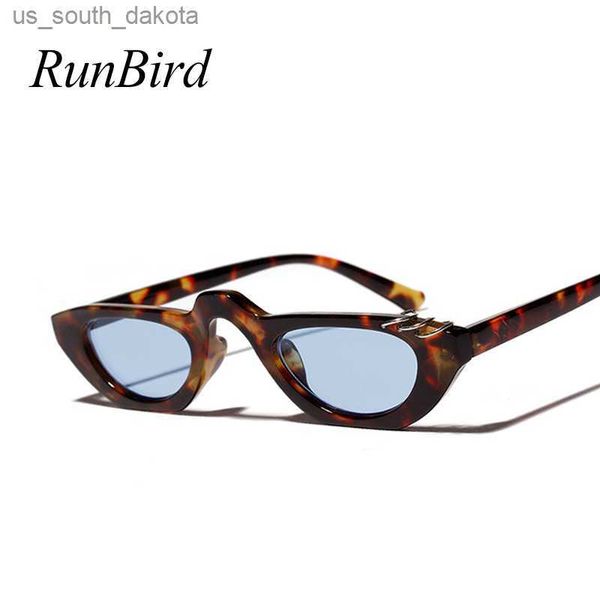 

2018 new cute retro cat eye sunglasses women small black white 2018 triangle vintage sun glasses female uv400 5240r l230523, White;black