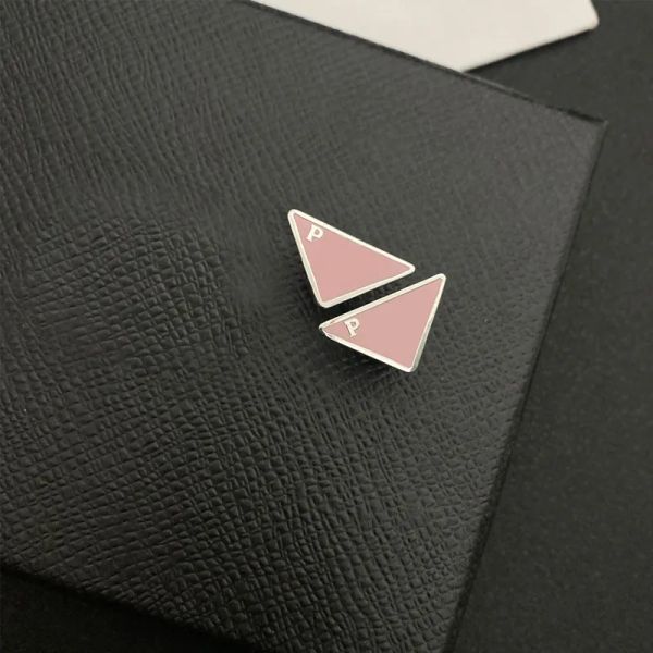 

glamorous statement designer earrings stud triangle letter luxury quality earrings fashion accessories stamp design perfect for with colors, Golden