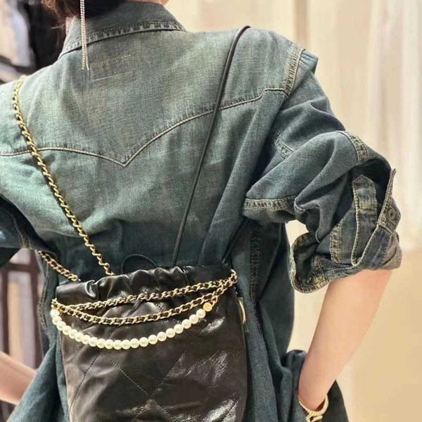 

designer women's bag 20cm backpack handbag purse original leather cross body chain as3980