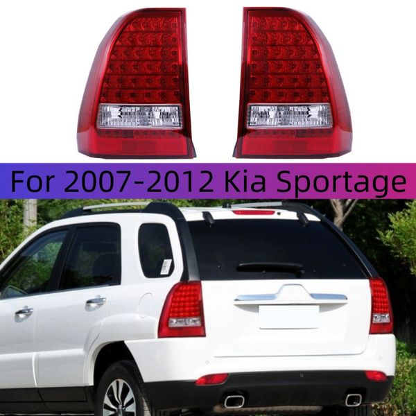 

car styling for 20 07-20 12 kia sportage taillight assembly led running lights brake lamp fog highlight