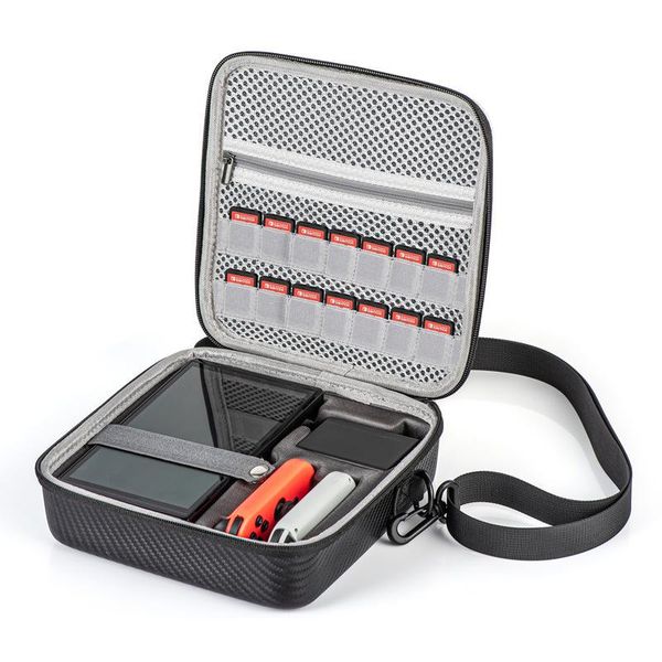 

organizer portable travel bag for nintendo switch protective carrying case soft lining for nintendo switch case oled console accessories