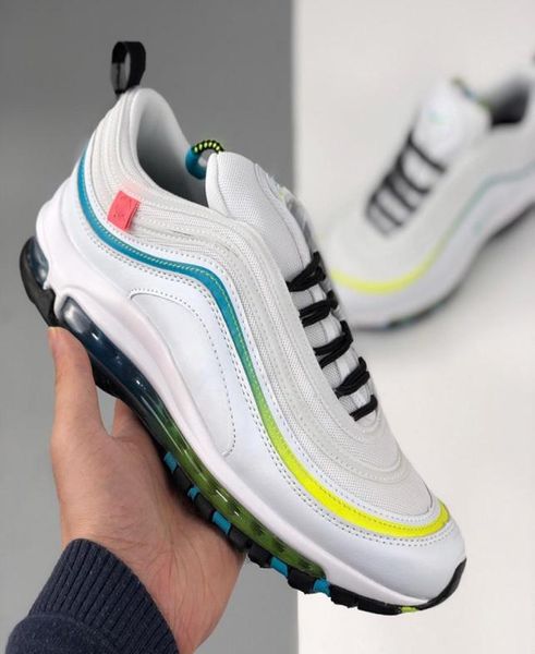 

97 running shoes mens jesus halloween slime triple black metallic silver bullet women 97s trainers reflective bred indigo storm sn6056925