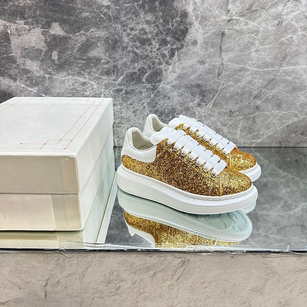 

womens men designer sneaker casual shoes leather sneakers embroidered white 0529, Black