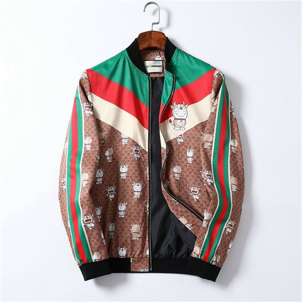 

mens jacket hip hop windbreaker fashion coats men women streetwear outerwear coat hip hop jackets m-3xl yt10, Black;brown