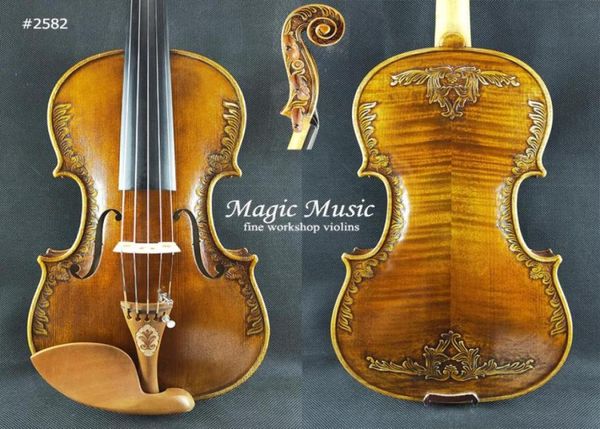 

strad royal fleur de lys 5string violin size 4 40123450709196159836