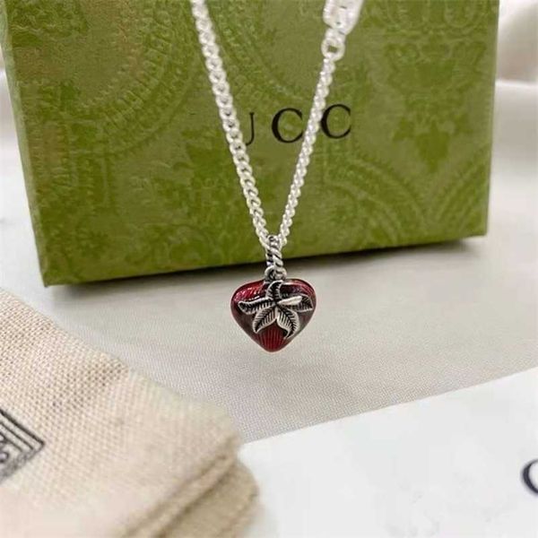 

designer jewelry bracelet necklace ring zhigujia three dimensional strawberry pendant high quality, Silver