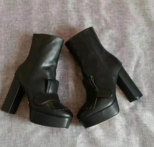 

fashion leather star women shoes boots leather short autumn winter ankle zapatillas sapatos femininos sapatilha zapatos mujer419292004, Black