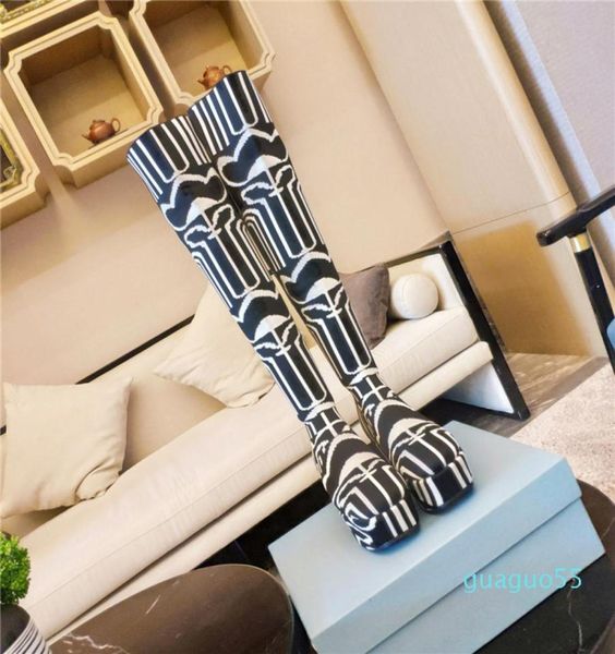 

design boots fashion winter temperament leisure wool tube short6081223, Black