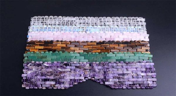 

rose quartz eye mask massager natural jade stone sleep face sleeping for relax care tool 2201257259299