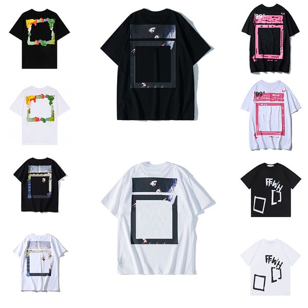 

t-shirts mens womens summer designer tees mens street fashion white black luxurys short sleeve clothing size s-xl