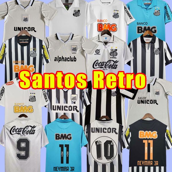 

santos fc retro soccer jerseys pato sanchez soteldo classic vintage davila fulk dejanini camiseta de futbol football shirt 11 12 13 98 99 19, Black;yellow