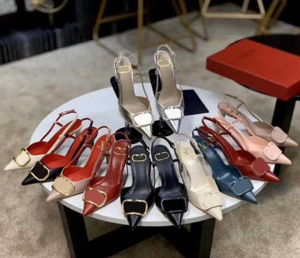 

dress shoes metal v buckle shoes woman high heels pumps tacones pointed toe stilettos ladies wedding shoes black heels2955561