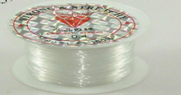

0207mm clear fishing beading wire cord jewelry thread finding 20pcs9064000, White;red