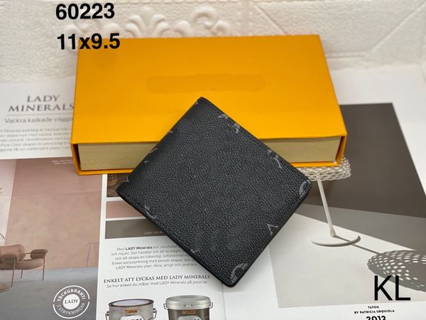 

multiple wallet luxury louviutonitys designers men women short compact wallets bifold card holder pocket purse bags, Red;black