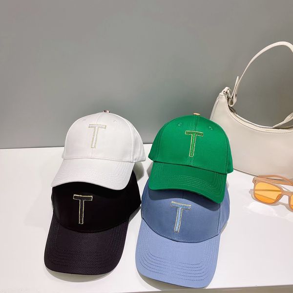 

Casual Ball Caps Designer Summer Cap Patchwork Letter Hats Adjustable Dome for Woman 4 Color Sports Hat, C4