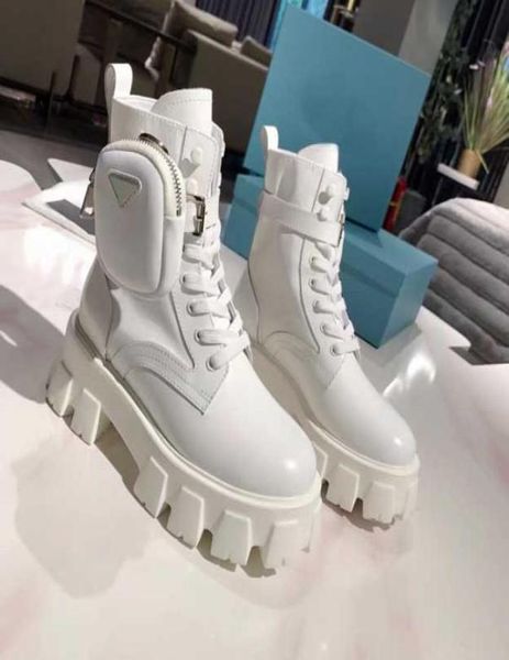 

women039s boots 2021 fashion black leather cloth matte mirror bare boot tactical bag bootss martin boot039s th5518029