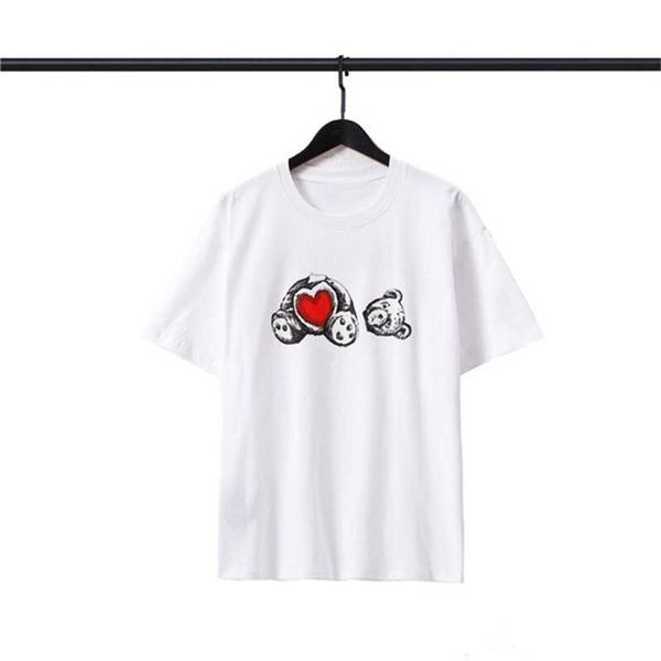

2023 mens t shirts designer t shirt womens tees summer tshirts black bear tshirt fashion cotton luxurys clothing street short sleeve tee wo, White;black