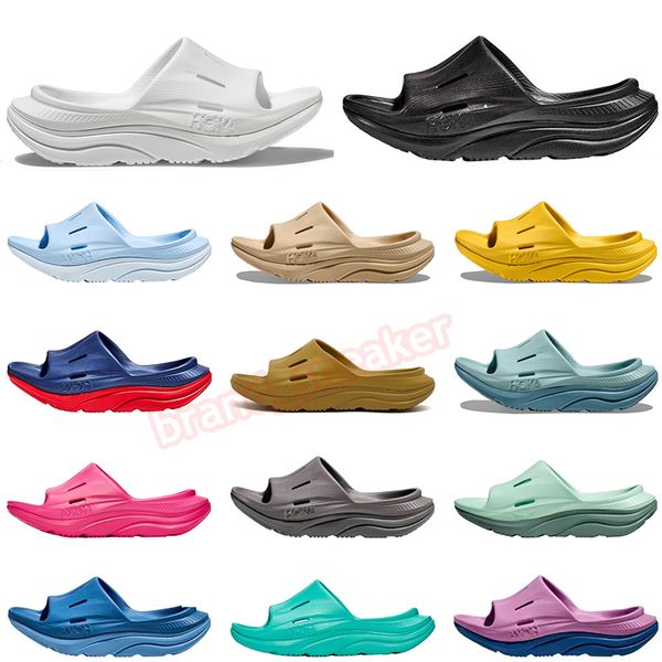 

hoka mens women hokas ora soothing slippers 3 ora one recovery slide 3 lightweight and comfortable sandals sliders people hk eva shoe shoppi, Black