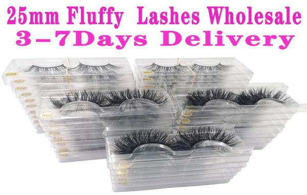 

whole mink eyelashes 25mm lashes fluffy messy 3d false eyelashes dramatic long natural lashes whole makeup mink lashes8485627