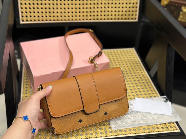 

1: 1mc brand fashion shoulder bag genuine leather classic flap bag women's chain metal m logo designer luxury bag id royalfashion_bag