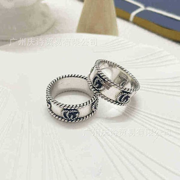 

designer jewelry bracelet necklace accessories fried dough twist trendsetter men women lovers pair ring high quality, Silver