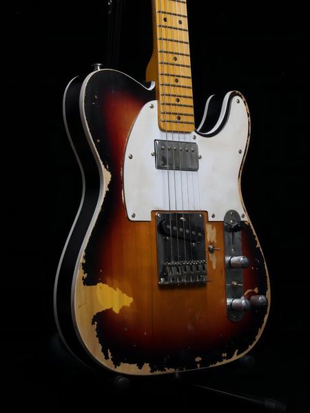 

ustom shop handmade limited edition andy summer tribute tele electric guitar tl pulse tuner h switch pickup
