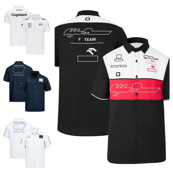 

f1 racing shirt new lapel racing suit custom team driver's suit men's casual fan shirt