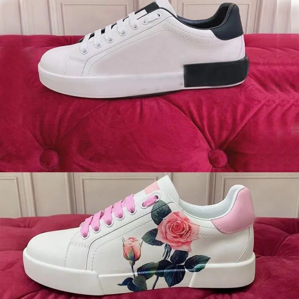 

casual shoes lace-up sneaker trainers woman shoe lady sneakers platform men women travel leather fashion letters thick bottom cowhide traine, Black