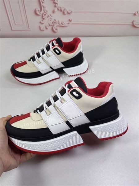 

new womens designer sneaker casual shoes leather sneakers embroidered stripes white shoes flat platform walking sports trainers, Black