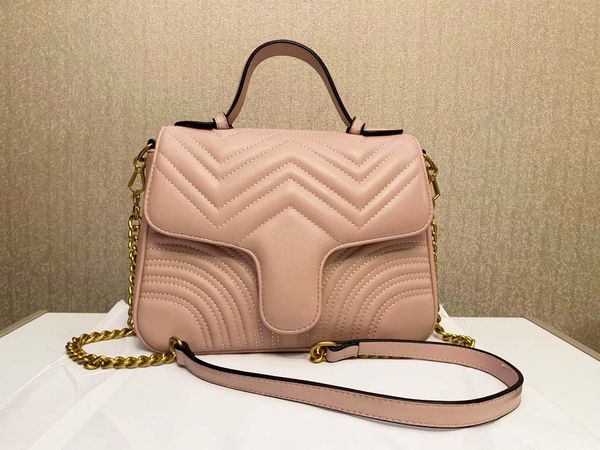 

designers bags fashion marmont bag love heart wave pattern satchel shoulder bag chain handbags crossbody lady leather classic style tote bag