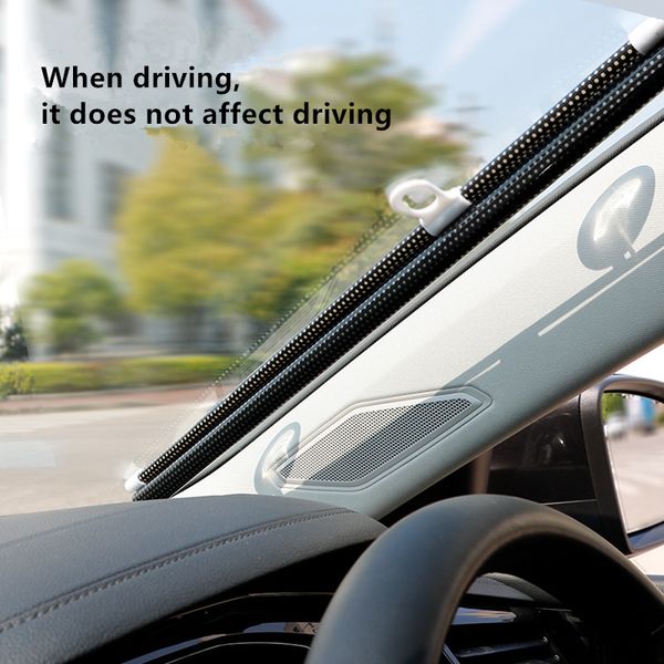 

car automatic rolling shutter sunshade cars mounted thermal insulation curtain front retractable sunshade for auto use