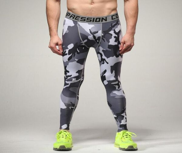 

men039s sports running pants jogging camo graffiti compression men tights training pantalon broekpak mallas hombre gym man legg8614268, Black;blue