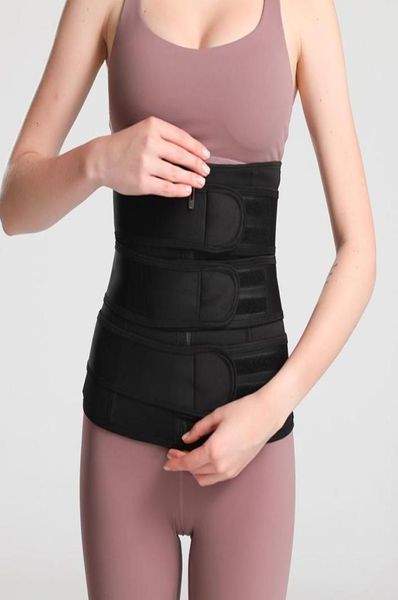 

women waist trainer body shaper belt slimming sheath belly reducing shaper tummy sweat shapewear workout corset3559377, Black;gray