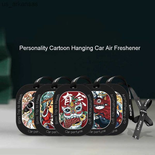 

1pc personality trim cartoon truck hanging car air freshener paper car perfume cool solid lasting fragrance car ornaments interior l230523