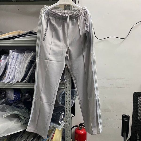 

gray track pants men women 1 quality sweatpants stripe trousers, Black