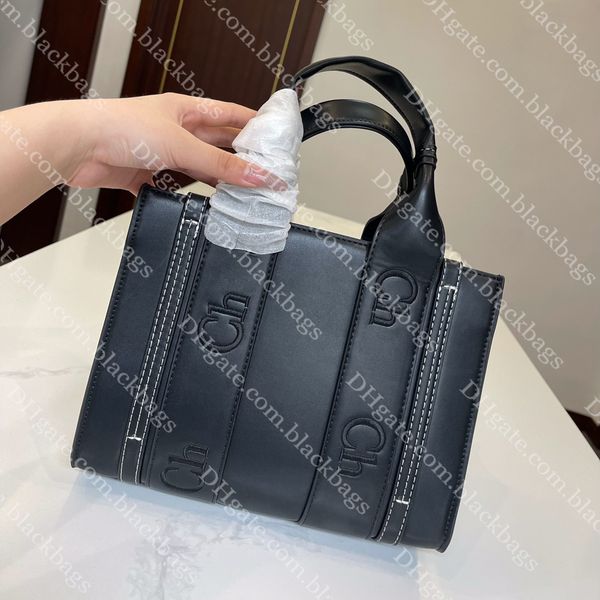 

leather handbag designer women tote bag large capacity shopping bag classic letter handbags leisure business lady bags